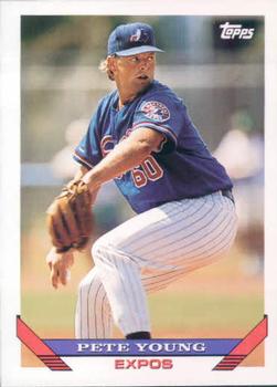 #432 Pete Young - Montreal Expos - 1993 Topps Baseball