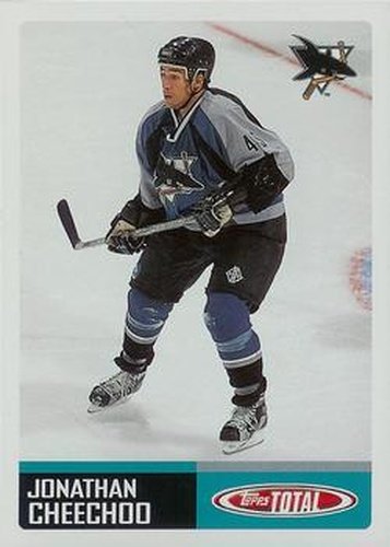 #432 Jonathan Cheechoo - San Jose Sharks - 2002-03 Topps Total Hockey