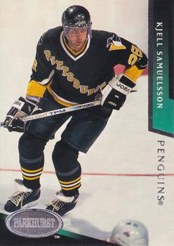 #432 Kjell Samuelsson - Pittsburgh Penguins - 1993-94 Parkhurst Hockey