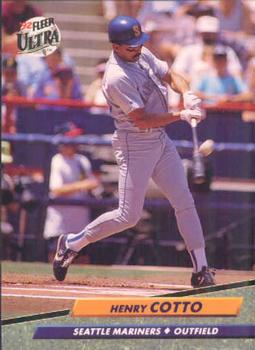 #432 Henry Cotto - Seattle Mariners - 1992 Ultra Baseball