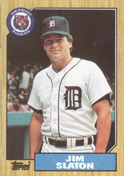 #432 Jim Slaton - Detroit Tigers - 1987 Topps Baseball