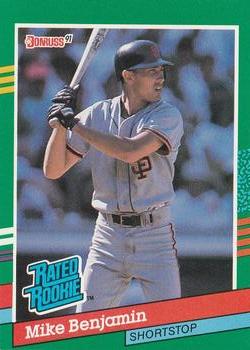 #432 Mike Benjamin - San Francisco Giants - 1991 Donruss Baseball