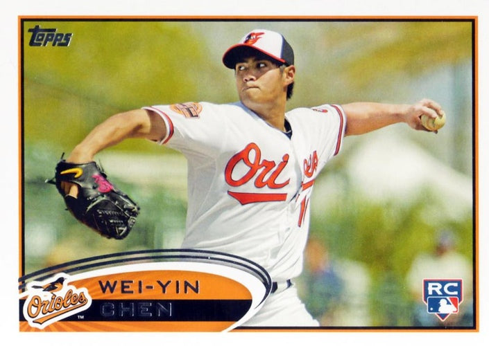 #432 Wei-Yin Chen - Baltimore Orioles - 2012 Topps Baseball