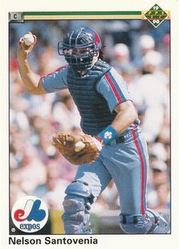 #432 Nelson Santovenia - Montreal Expos - 1990 Upper Deck Baseball