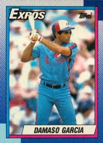 #432 Damaso Garcia - Montreal Expos - 1990 Topps Baseball