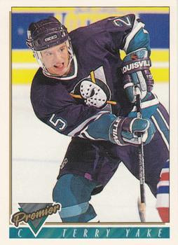 #432 Terry Yake - Anaheim Mighty Ducks - 1993-94 Topps Premier Hockey