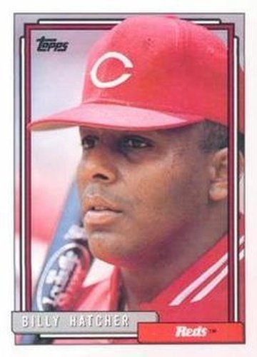 #432 Billy Hatcher - Cincinnati Reds - 1992 Topps Baseball