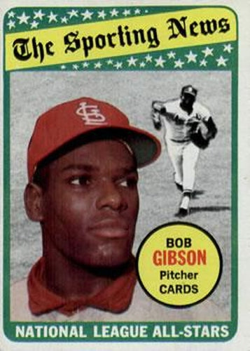 #432 Bob Gibson - St. Louis Cardinals - 1969 Topps Baseball