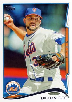 #432 Dillon Gee - New York Mets - 2014 Topps Baseball