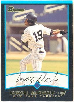 #432 Donzell McDonald - New York Yankees - 2001 Bowman Baseball