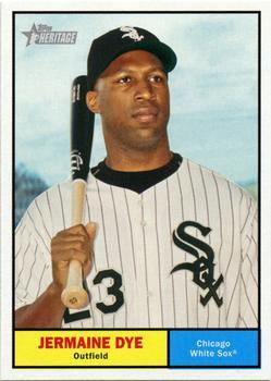 #432 Jermaine Dye - Chicago White Sox - 2010 Topps Heritage Baseball