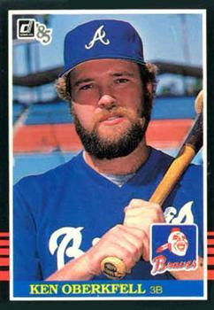 #432 Ken Oberkfell - Atlanta Braves - 1985 Donruss Baseball