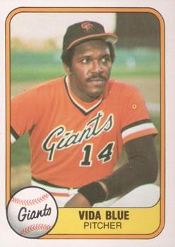 #432 Vida Blue - San Francisco Giants - 1981 Fleer Baseball