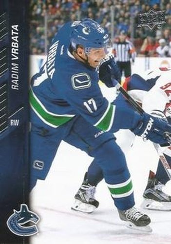 #432 Radim Vrbata - Vancouver Canucks - 2015-16 Upper Deck Hockey