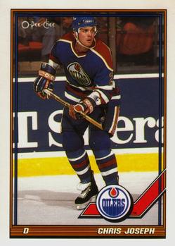 #432 Chris Joseph - Edmonton Oilers - 1991-92 O-Pee-Chee Hockey