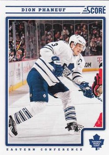 #432 Dion Phaneuf - Toronto Maple Leafs - 2012-13 Score Hockey