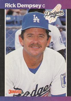 #432 Rick Dempsey - Los Angeles Dodgers - 1989 Donruss Baseball