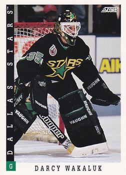 #432 Darcy Wakaluk - Dallas Stars - 1993-94 Score Canadian Hockey