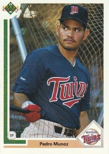 #432 Pedro Munoz - Minnesota Twins - 1991 Upper Deck Baseball