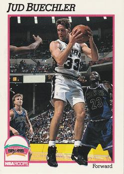 #432 Jud Buechler - San Antonio Spurs - 1991-92 Hoops Basketball