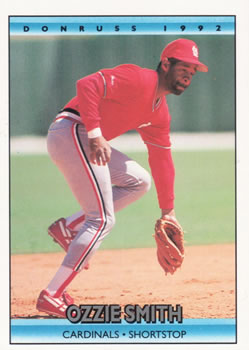 #432 Ozzie Smith - St. Louis Cardinals - 1992 Donruss Baseball