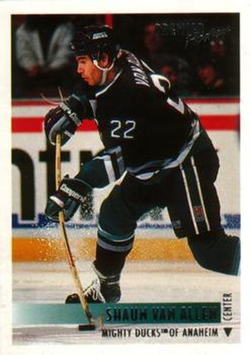 #432 Shaun Van Allen - Anaheim Mighty Ducks - 1994-95 O-Pee-Chee Premier Hockey