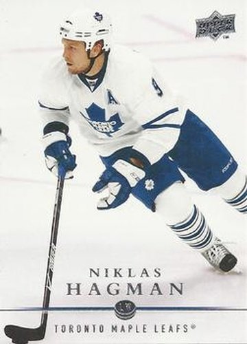 #432 Niklas Hagman - Toronto Maple Leafs - 2008-09 Upper Deck Hockey