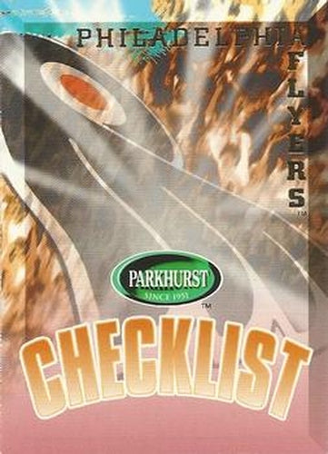 #432 Flyers Checklist - Philadelphia Flyers - 1995-96 Parkhurst International Hockey