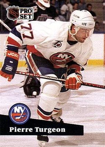 #433 Pierre Turgeon - 1991-92 Pro Set Hockey