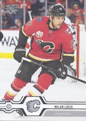 #433 Milan Lucic - Calgary Flames - 2019-20 Upper Deck Hockey