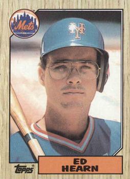 #433 Ed Hearn - New York Mets - 1987 Topps Baseball