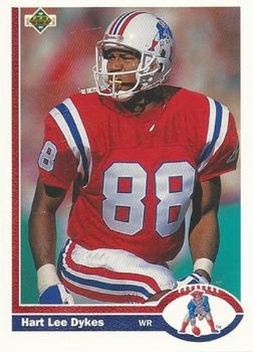 #433 Hart Lee Dykes - New England Patriots - 1991 Upper Deck Football
