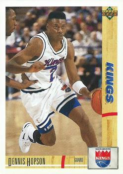 #433 Dennis Hopson - Sacramento Kings - 1991-92 Upper Deck Basketball