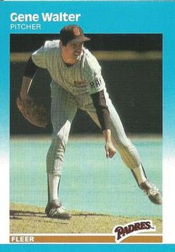 #433 Gene Walter - San Diego Padres - 1987 Fleer Baseball