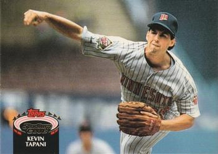 #433 Kevin Tapani - Minnesota Twins - 1992 Stadium Club Baseball