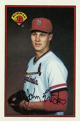 #433 John Ericks - St. Louis Cardinals - 1989 Bowman Baseball