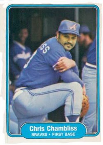 #433 Chris Chambliss - Atlanta Braves - 1982 Fleer Baseball