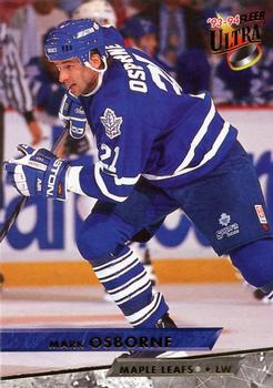 #433 Mark Osborne - Toronto Maple Leafs - 1993-94 Ultra Hockey