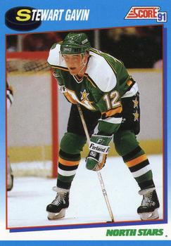 #433 Stewart Gavin - Minnesota North Stars - 1991-92 Score Canadian Bilingual Hockey