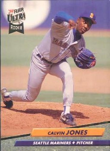 #433 Calvin Jones - Seattle Mariners - 1992 Ultra Baseball
