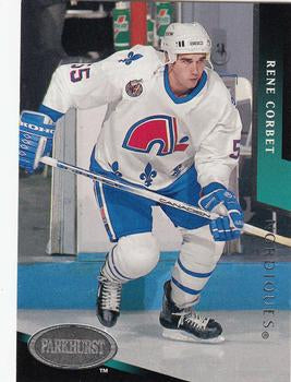 #433 Rene Corbet - Quebec Nordiques - 1993-94 Parkhurst Hockey
