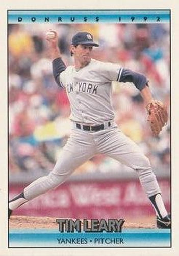 #433 Tim Leary - New York Yankees - 1992 Donruss Baseball