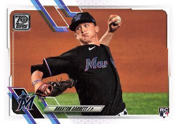 #433 Braxton Garrett - Miami Marlins - 2021 Topps Baseball