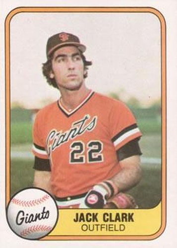 #433 Jack Clark - San Francisco Giants - 1981 Fleer Baseball