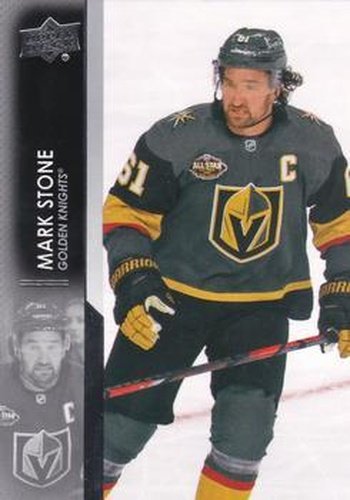 #433 Mark Stone - Vegas Golden Knights - 2021-22 Upper Deck Hockey