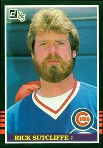 #433 Rick Sutcliffe - Chicago Cubs - 1985 Donruss Baseball