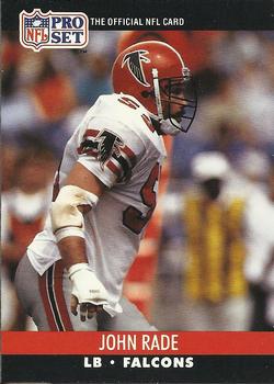 #433 John Rade - Atlanta Falcons - 1990 Pro Set Football