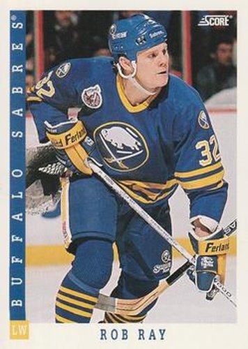 #433 Rob Ray - Buffalo Sabres - 1993-94 Score Canadian Hockey