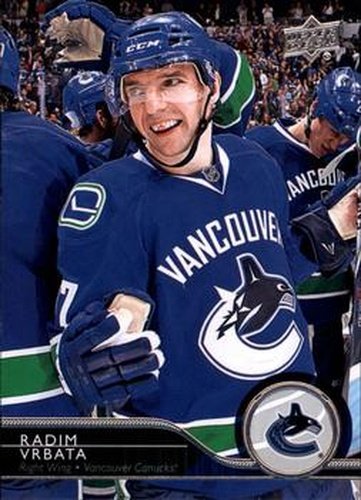#433 Radim Vrbata - Vancouver Canucks - 2014-15 Upper Deck Hockey