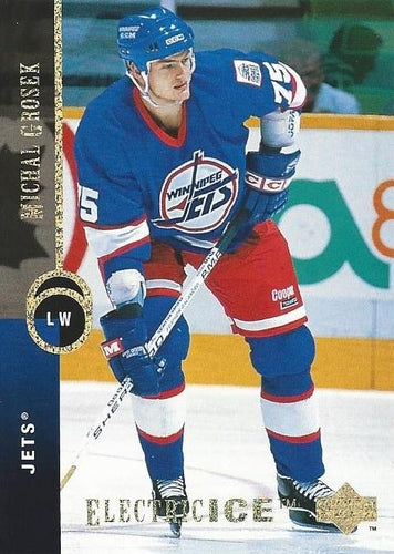 #433 Michal Grosek - Winnipeg Jets - 1994-95 Upper Deck Hockey - Electric Ice